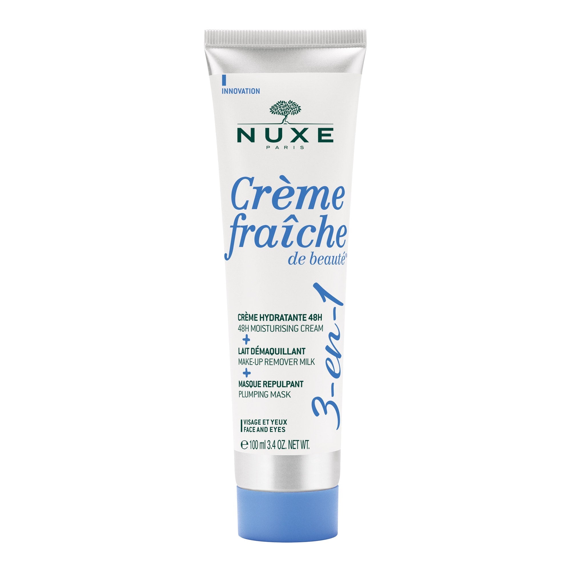 Crème fraîche de beauté® 3 - en - 1, Crème Hydratante 48h, Lait Démaquillant, Masque Repulpant - Nuxe Worldwide