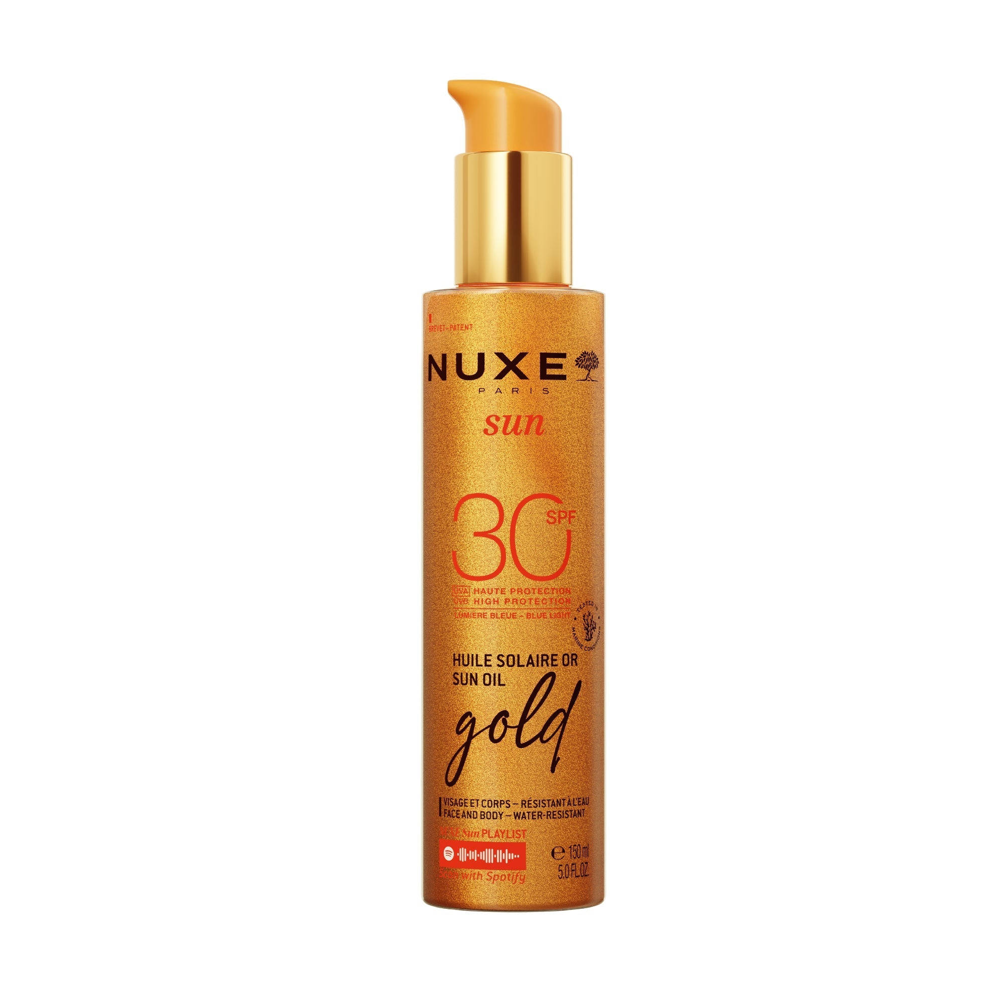 Huile Solaire Or Haute Protection SPF30 - Nuxe Worldwide