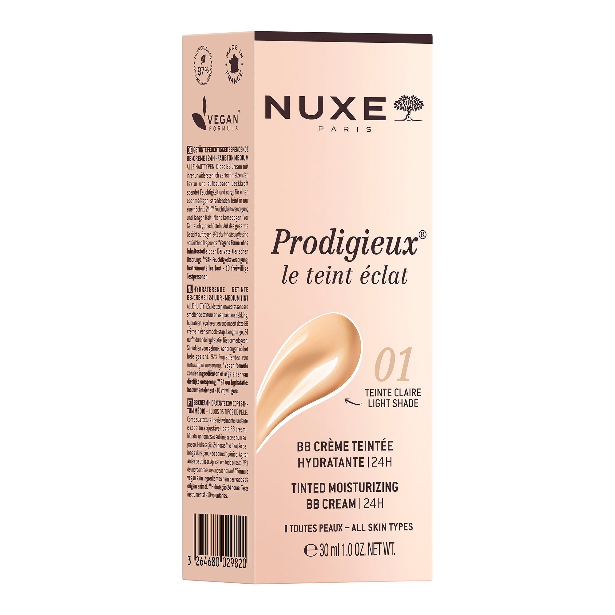 Prodigieux® Skincare | Skin-Perfecting BB Cream Light Shade | NUXE