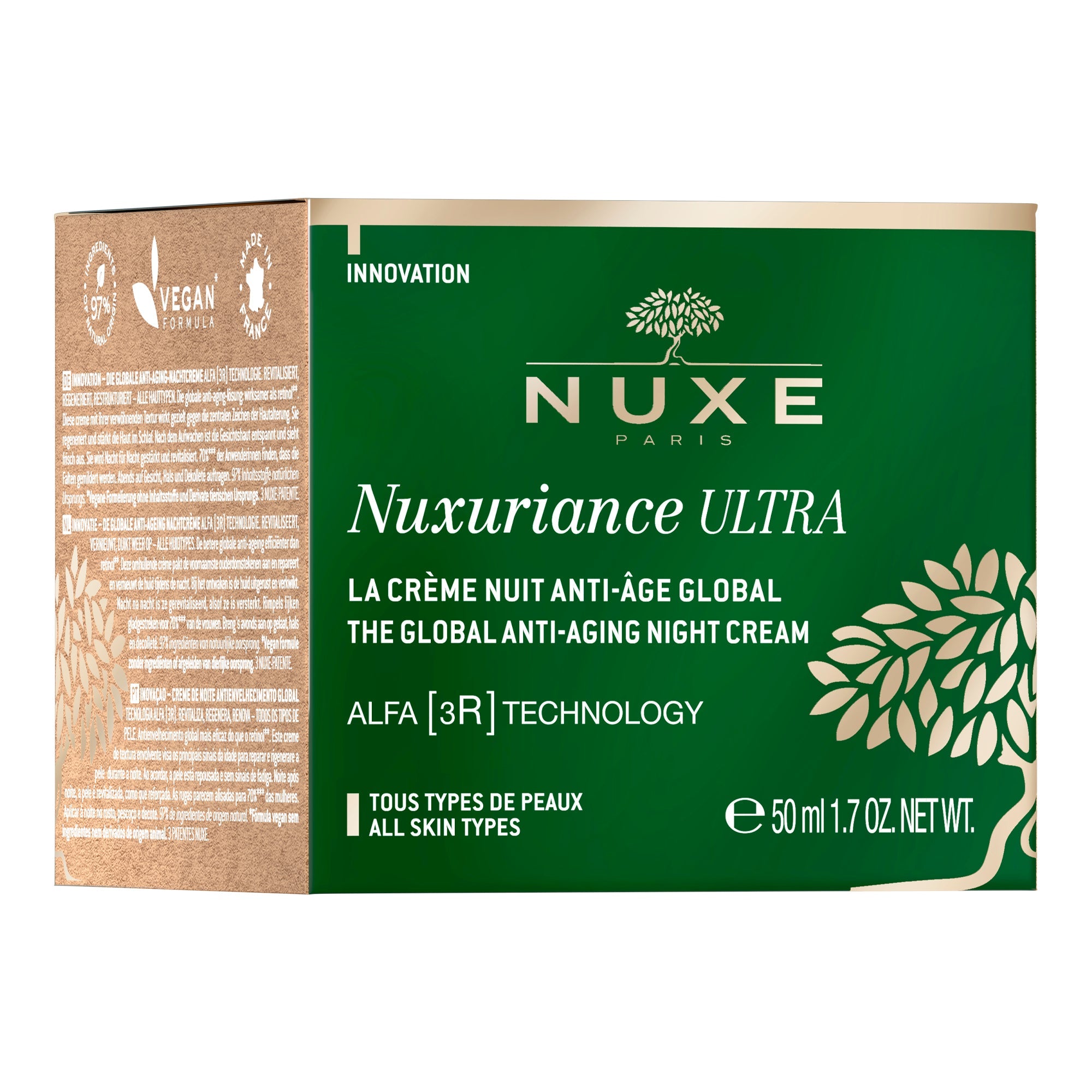 The Global Anti-Aging Regenerating Night Cream, Nuxuriance Ultra