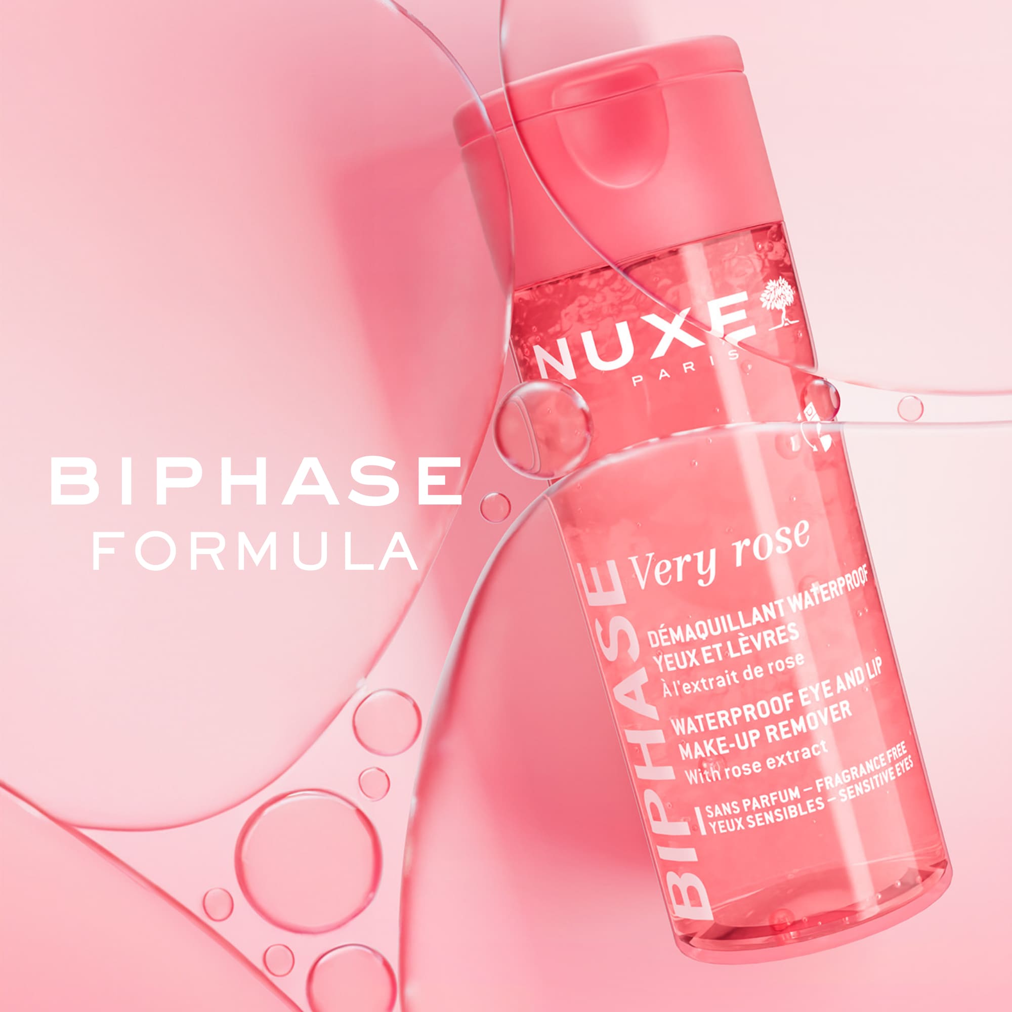 Démaquillant Waterproof Yeux et Lèvres - Biphase - NUXE WW