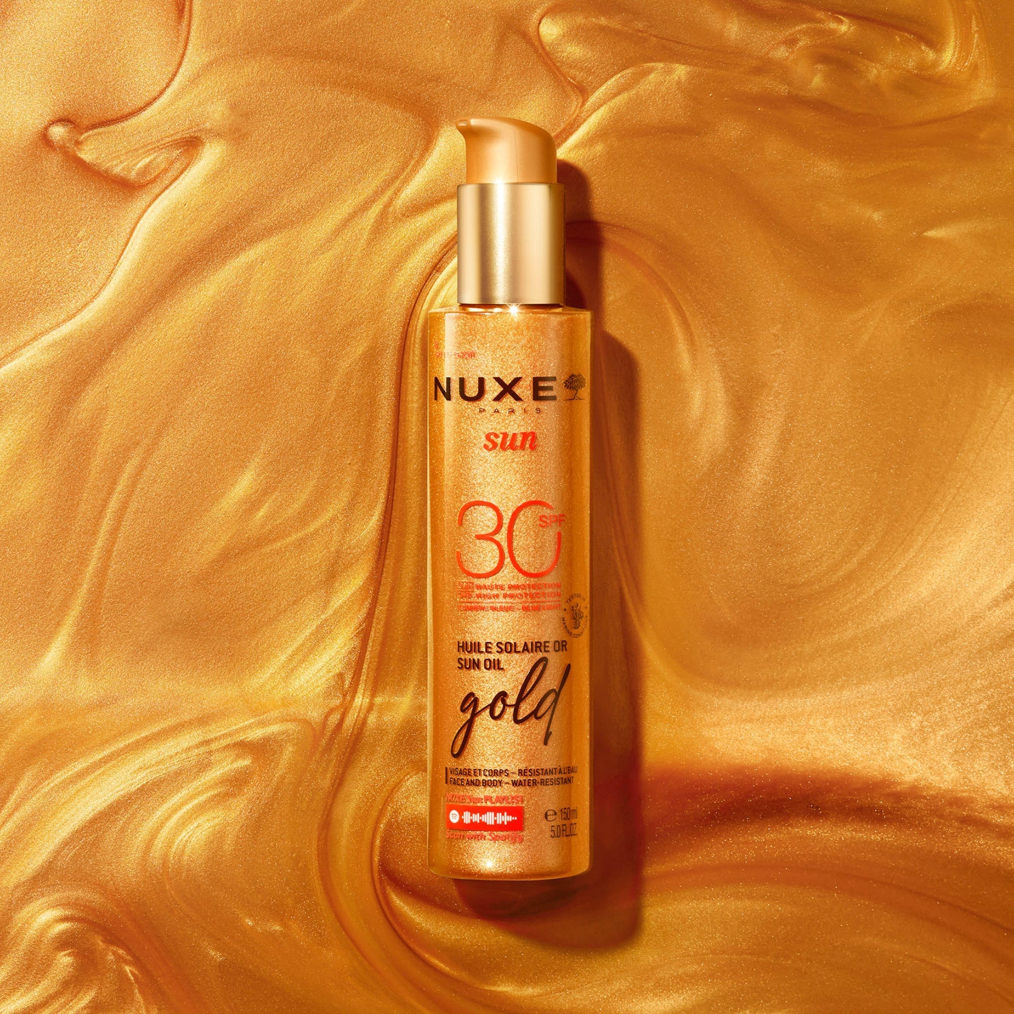 Huile Solaire Or Haute Protection SPF30 - NUXE