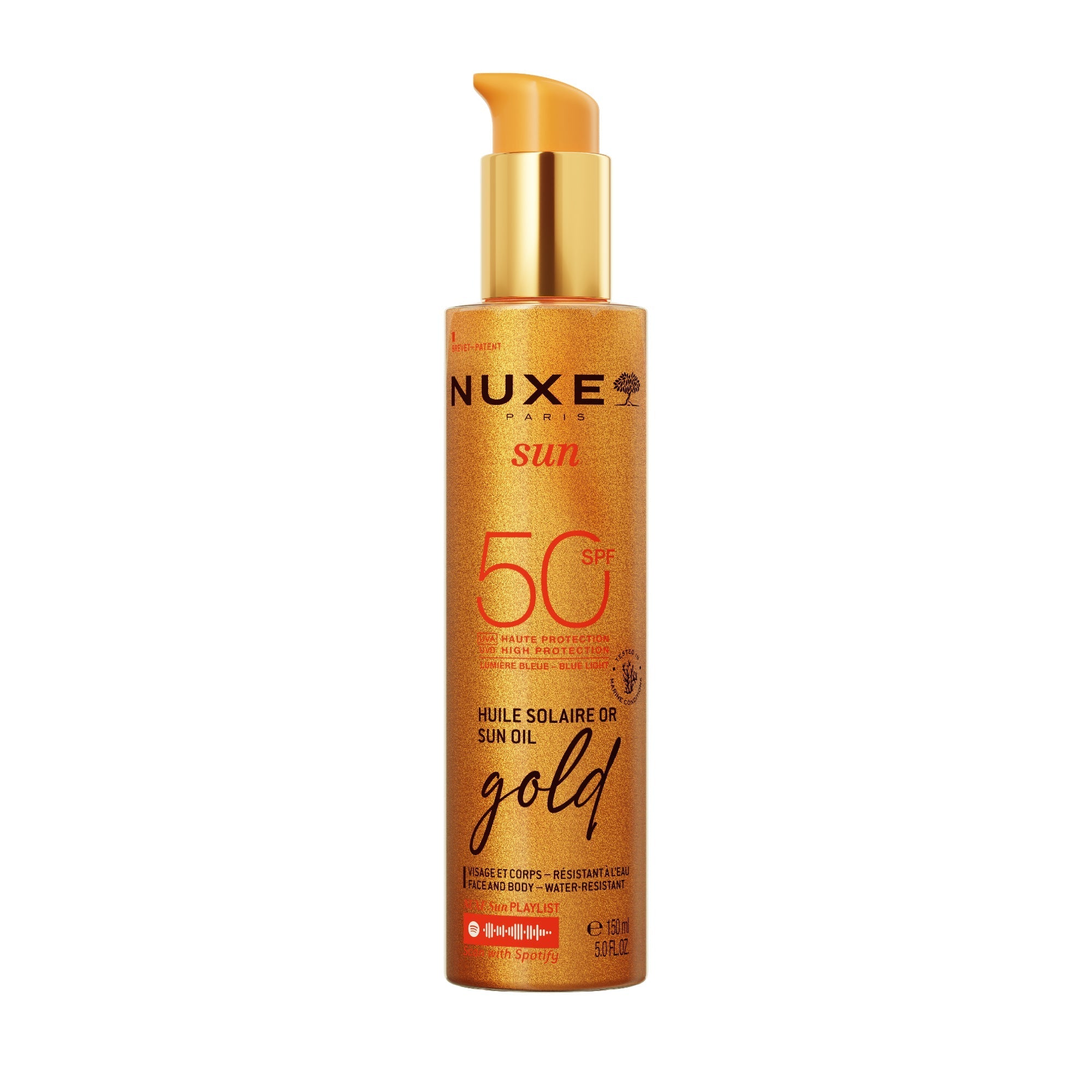 Huile Solaire Or Haute Protection SPF50 - NUXE