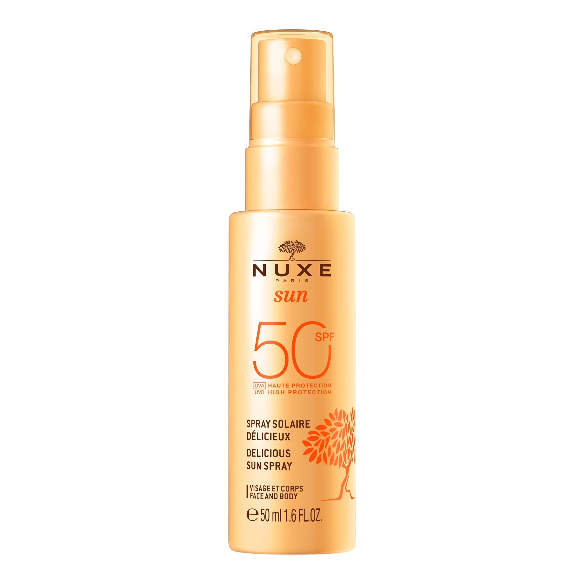 Spray Solaire Délicieux Haute Protection SPF50 visage et corps - Nuxe Worldwide